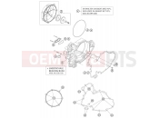 KTM 990 ADVENTURE S (9803H3) [EU] 2008 CLUTCH COVER
