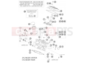 KTM 990 ADVENTURE S (9803H3) [EU] 2008 CYLINDER HEAD REAR