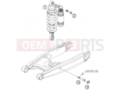 KTM 990 SUPERMOTO  BLACK (9803H2) [EU] 2008 SHOCK ABSORBER