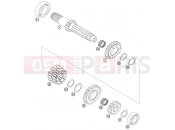 KTM 250 XCF-W (8176H9) [ZA] 2008 TRANSMISSION I - MAIN SHAFT