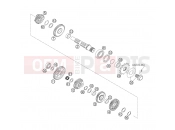 KTM 250 XC-F (8175H8) [US] 2008 TRANSMISSION II - COUNTERSHAFT