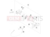 KTM 250 XC (6375H0) [US] 2008 REAR BRAKE CALIPER