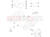 KTM 200 XC-W (7276H3) [ZA] 2008 ENGINE CASE