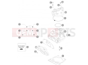KTM 200 XC-W (7276H3) [ZA] 2008 CYLINDER, CYLINDER HEAD