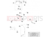 KTM 300 EXC-E SIX-DAYS (7403H2) [EU] 2008 INSTRUMENTS / LOCK SYSTEM