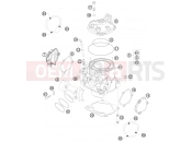 KTM 300 EXC-E SIX-DAYS (7403H2) [EU] 2008 CYLINDER, CYLINDER HEAD