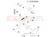 KTM 65 SX (6001H6) [EU] 2008 FRONT WHEEL