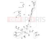 KTM 950 SUPERMOTO  BLACK (9803G2) [EU] 2007 REAR BRAKE CONTROL