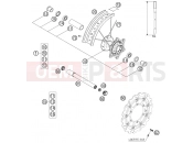 KTM 560 SMR (8503G0) [EU] 2007 FRONT WHEEL