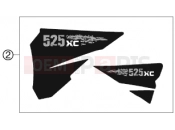 KTM 525 XC DESERT RACING (8503G1) [EU] 2007 DECAL