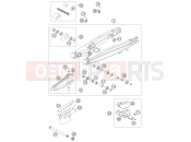 KTM 450 XC-W (8476G8) [ZA] 2007 SWING ARM