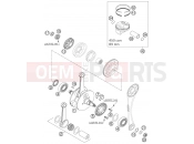 KTM 450 XC-W (8476G8) [ZA] 2007 CRANKSHAFT, PISTON