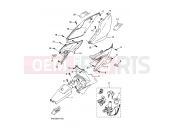 YAMAHA Aerox 50 YQ 50 YQ50 AEROX (5PE5) 2002 SIDE COVER