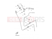YAMAHA Aerox 50 YQ 50 YQ50 AEROX (5PE5) 2002 STEERING HANDLE & CABLE