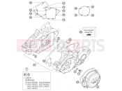 KTM 200 XC-W (7276G3) [ZA] 2007 ENGINE CASE