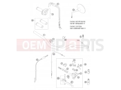KTM 660 RALLY FACTORY REPLICA (9799G9) [EU] 2007 HANDLEBAR, CONTROLS