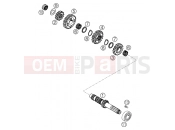 KTM 660 RALLY FACTORY REPLICA (9799G9) [EU] 2007 TRANSMISSION I - MAIN SHAFT