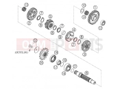 KTM 660 RALLY FACTORY REPLICA (9799G9) [EU] 2007 TRANSMISSION II - COUNTERSHAFT