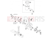 KTM 300 EXC (7403G0) [EU] 2007 CRANKSHAFT, PISTON