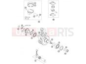 KTM 250 EXC-F SIX DAYS (8103G2) [EU] 2007 CRANKSHAFT, PISTON