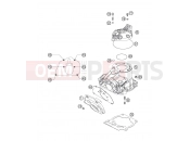 KTM 125 SX (6101G0) [EU] 2007 CYLINDER, CYLINDER HEAD
