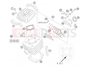 KTM 50 MINI ADVENTURE (6001G5) [EU] 2007 CYLINDER, CYLINDER HEAD