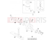 KTM 300 XC-W SIX DAYS (F7475P2) [US] 2016 CRANKSHAFT, PISTON