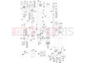 KTM 450 RALLY FACTORY REPLICA (F9399P8) [EU] 2016 FRONT FORK DISASSEMBLED