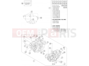 KTM 350 EXC-F (F8260P9) [AU] 2016 ENGINE CASE