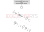 KTM 125 SX (F6101P0) [EU] 2016 TRANSMISSION I - MAIN SHAFT
