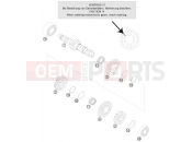 KTM 250 SX (F6375P0) [US] 2016 TRANSMISSION I - MAIN SHAFT