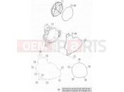 KTM 1090 ADVENTURE L (F9903QB) [EU] 2017 CLUTCH COVER