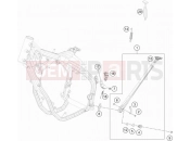 KTM 500 EXC-F (F8503Q9) [EU] 2017 SIDE / CENTER STAND