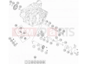 KTM 500 EXC-F (F8503Q9) [EU] 2017 LUBRICATING SYSTEM