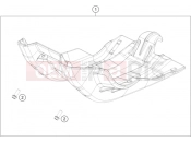 KTM 250 EXC-F (F8160Q9) [AU] 2017 ENGINE GUARD