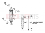 KTM 640 ADVENTURE-R (9760D1) [AU, GB] 2004 SHOCK ABSORBER
