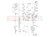 KTM 625 SMC (9760D4) [AU, GB] 2004 FRONT FORK DISASSEMBLED