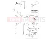 KTM 625 SMC (9760D4) [AU, GB] 2004 HANDLEBAR, CONTROLS