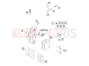 KTM 625 SMC (9760D4) [AU, GB] 2004 FRONT BRAKE CALIPER