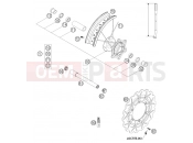 KTM 525 SMR (8503D0) [EU] 2004 FRONT WHEEL