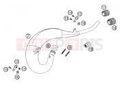 KTM 125 EXC  SIX-DAYS (7103D2) [EU] 2004 EXHAUST SYSTEM