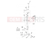 KTM 125 EXC  SIX-DAYS (7103D2) [EU] 2004 REAR BRAKE CONTROL