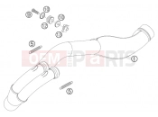 KTM 525 SX RACING (8501D5) [EU] 2004 EXHAUST SYSTEM