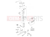 KTM 525 SX RACING (8501D5) [EU] 2004 REAR BRAKE CONTROL