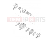 KTM 525 SX RACING (8501D5) [EU] 2004 TRANSMISSION I - MAIN SHAFT