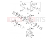 KTM 125 SXS (6100D1) [EU] 2004 CRANKSHAFT, PISTON