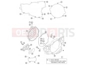 KTM 250 SX (6301D0) [EU] 2004 CLUTCH COVER