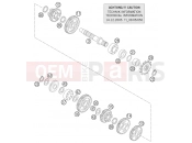 KTM 105 SX (6101D5) [EU] 2004 TRANSMISSION II - COUNTERSHAFT