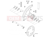KTM 85 SX (6001D9) [EU] 2004 FRONT WHEEL