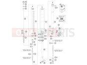 KTM 950 SUPERENDURO  R (9860F9) [AU] 2006 FRONT FORK DISASSEMBLED